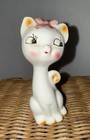 Vintage 1950 s Ceramic Puckered Up Kitty Cat Figurine 