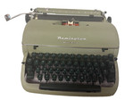 Vintage 1950 s Remington Quiet Riter Miracle Tab Typewriter With Case And Key