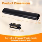 Underground Wire Splice Kit Connectors   Heat Shrink Tube 14 3 To 8 3 Wire Range