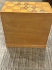 Vintage Japanese Yosegi Marquetry Jewelry Box Mini Chest Drawers Made In Japan