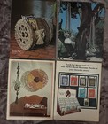 Set Of 4 Vintage Macrame Instruction Booklets With Various Projects