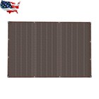 Brown 8  12ft Privacy Fence Screen Windscreen Mesh Shade Net Cover Garden Balcony