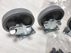 Rubbermaid Cart Casters - 5  Non-marking Wheel For 4300  4400  4401  4500  4525