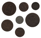 Small Collection Of X7 World Coins     Mixed Countries Bulk Lot