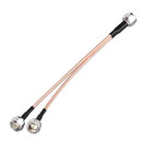 Rg6 Coaxial Cable Connector Adapter Plug And Play High Definition Compatible