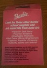 2000 Rose Art Barbie Crayons 16 Fashion Colors New 