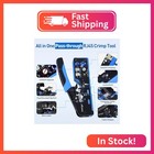 Zoerax All-in-one Ethernet Crimping Tool Kit With Wire Stripper  10xcat7 Rj45 Pa