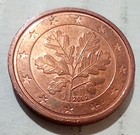 2 Euro Cent 2002 J Germany Coin Hamburg Mint With Edge Groove