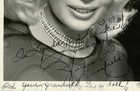 Stunning Vintage Jayne Mansfield Signed Photo