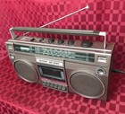 Sharp Gf-4747hb Stereo Radio Cassette Tape Recorder Fm Mw Sw Lw Vintage