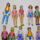 Vintage Fisher Price Sweet Streets Loving Family Lot Of 12 People Figures Dolls