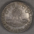 1834 Bolivia Silver 8 Soles
