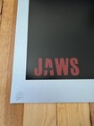 Jaws Silkscreen Movie Poster - David O daniel - Castro Theatre - 2011 18x24