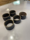 Rare Lot Of 5 Black Celluloid Phonograph Audio Cylinders For 1920s Talking Dolls