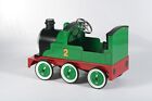 Green Classic Vintage-style Metal Train Pedal Car -full Size Perfect Gift Choice