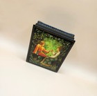 Rare Russian Fedoskino Hand Painted Lacquer Box