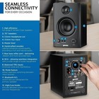 Gemini Sound Smx-3bt 100w Bluetooth Studio Monitor Speakers  pair   Pc-ready  Eq