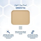 Carlisle Foodservice Products Fast Food Cafeteria 17 9  X 14  X 1   Beige 