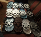 12 Rare Home Movie Film Reel Lot Standard 8mm 5 In  Cans 1930s 40s 50s Free Ship