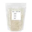 Size 5 Empty Capsules - 1000 Count Clear Empty Gelatin Capsules Joined