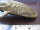 Solid Brass Humpback Whale Vintage Nautical Sculpture 6 3 4  X 3 1 4 