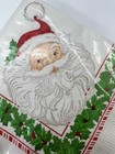 Vintage Hallmark Beverage Napkins Christmas Santa Pack Of 16 10 Inch Party