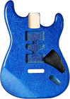 Blue Poplar Wood Guitar Body In Sparkling Finish Fit St
