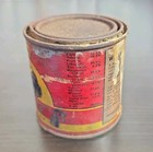 Vintage Wizard Automobile Primer Paper Label Metal Paint Can P-4631