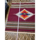 Antique Vintage Native Mexican Saltillo Serape Style Textile Mexico Art