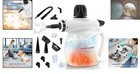 Portable 1050w Steam Cleaner With 13 Attachments - Chemical-free Cleaning