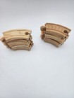 Thomas   Friends Brio Train Curved 3 5  Track Wooden Lot Of 14 Pieces