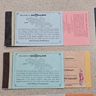 6 Walt Disney World Magic Kingdom Theme Park Used Ticket Books 3 Adult   3 Child