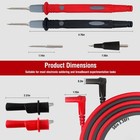 Extra Long Multimeter Test Leads Kit For Fluke Klein Astroai 1000v