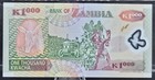 2004 Bank Of Zambia One Thousand Kwacha Note Crisp Uncirculated 