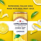 Soda Italiana Sparkling Lemonade  Low Calorie Zero Added Sugar  24 Pack Cans