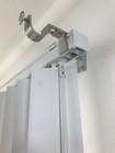 Nono Bracket - No Drill Curtain Rod Bracket Attachment Over Blinds  black 