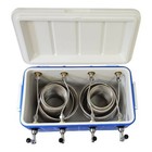 Ny Brew Supply Jockey Box Cooler - 4 Faucet  75  Stainless Steel Coils  48qt
