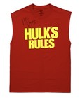 Wwe Hulk Hogan Signed Vitamin Shirt With Proof And Hogan Hologram Coa Large 2013