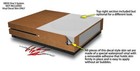 Skin Xbox One S Console Controller Wood Grain - Oak 02