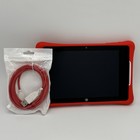 Nabi Elev-8 Kids Android Tablet Red Case   Charger Cord Tested Works