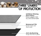 Guinea Pig Cage Liner  2 Pack - Washable  Reusable  Leakproof Fleece Bedding    