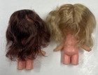 Lot Of 2 Vintage Plastic Baby Dolls 1 Blond 1 Brunette Hair   Movable Arms 5 
