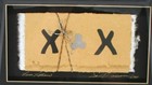 Deanna De Chauron Love Letters Mixed Media Collage Framed Signed Monterey Carmel