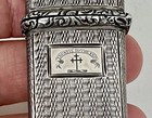 1826 Vinaigrette Antique Geo Iv - Leith -sterling Silver Etui Shaped Box - 95385