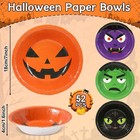 52 Pcs 16 Oz Halloween Bowls Party Supplies Disposable Halloween Pumpkin Candy S