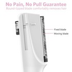Precision Electric Eyebrow Trimmer For Women - Painless Facial Hair Remover