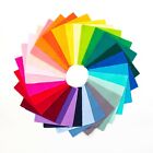 200 Piece Rainbow Solids Precut Mini Charm Pack 2 5  Squares Quilt Fabric