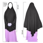 Muslim Women Instant Hijab Khimar One Piece Slip On Ready Prayer Scarf Shawl