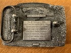 John Deere Two Millionth Lawn   Garden Tractor Commemorative Belt Buckle 1992