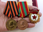 Soviet Russian Set 22 Medals  Badges  10 Documents Of Veteran Ww2  Army Of Ussr